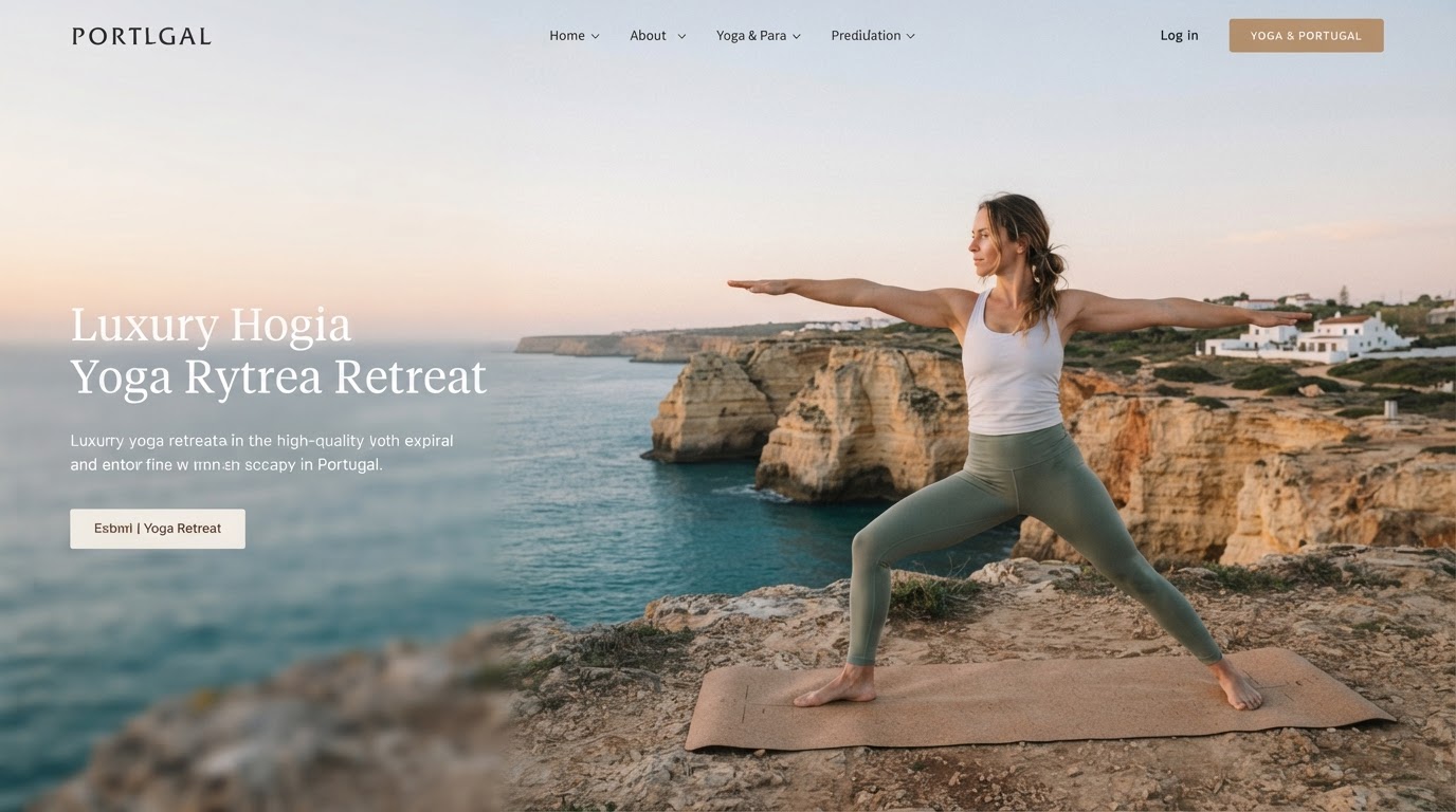 Portugal Yoga Retreats — painel de análise de dados financeiros com inteligência artificial